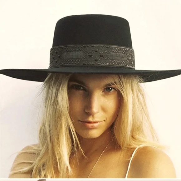 Lack of colour The sierra boater hat NEw! Lack of Color Sierra Boater black | eBay main image 2